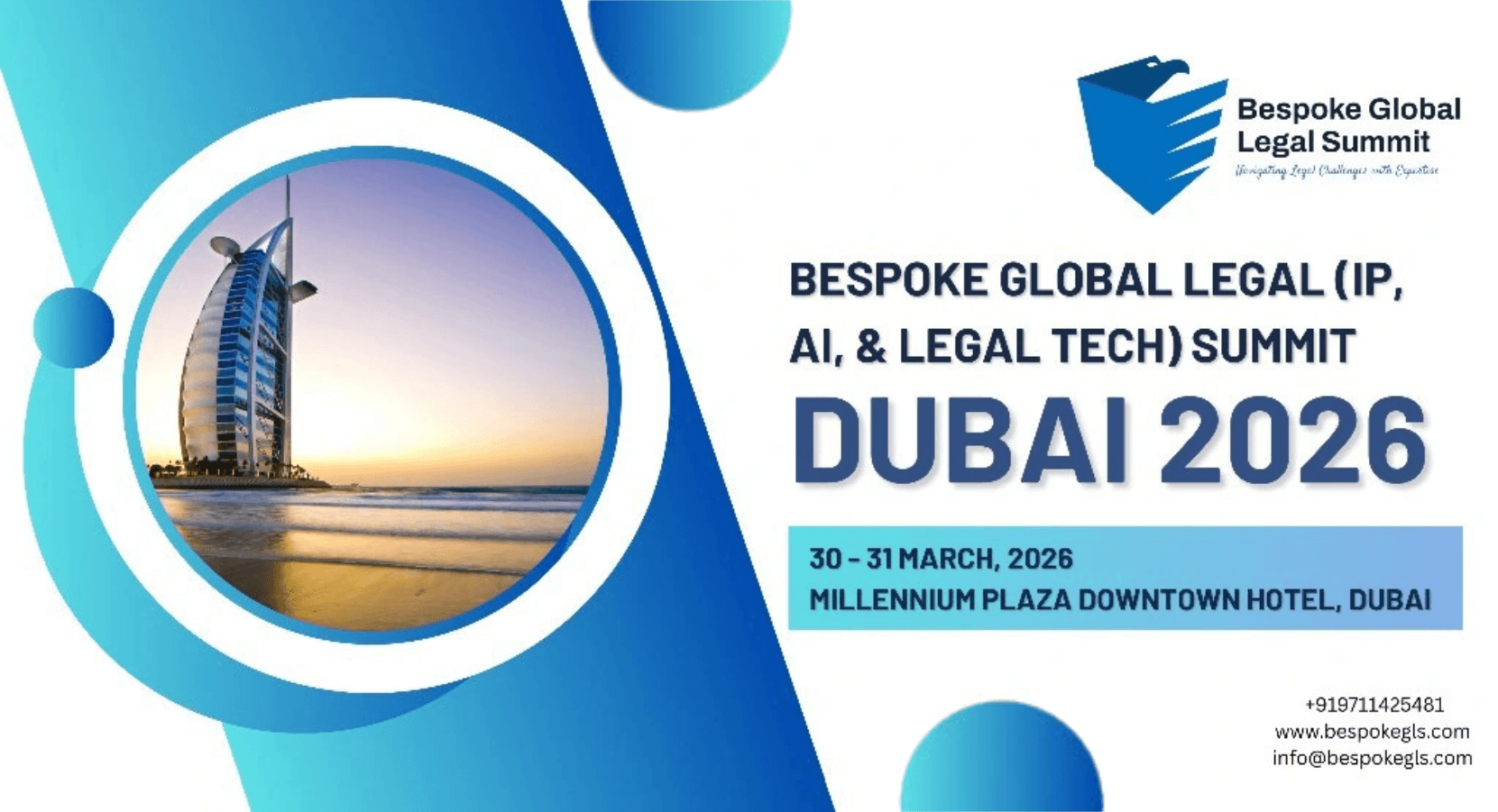 Bespoke Global Legal (IP, AI & Legal Tech) Summit (Dubai Edition)