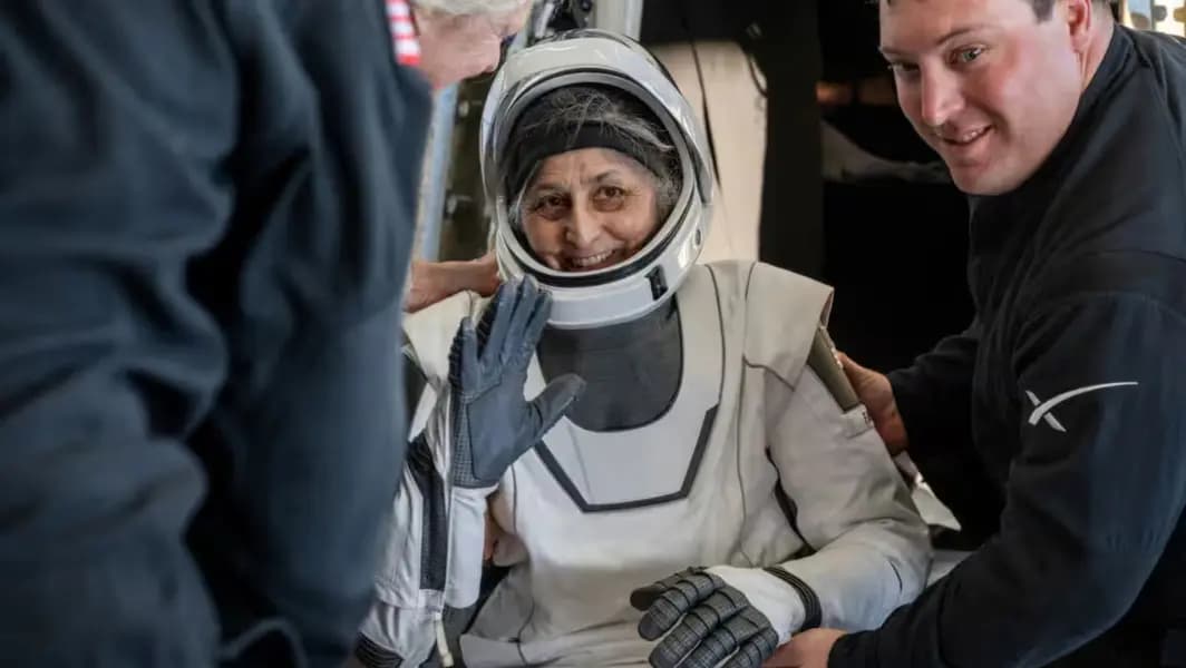 NASA Astronauts Sunita Williams and Butch Wilmore Return to Earth After Nine Months in Space