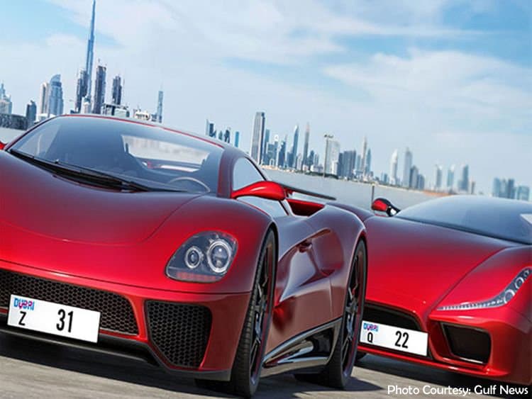 Bidders to Register for Number-Plate Auction in Dubai