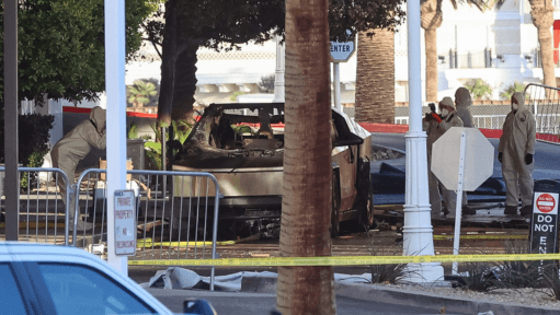 Tesla Cybertruck Explodes Outside Trump Hotel in Las Vegas, Killing One