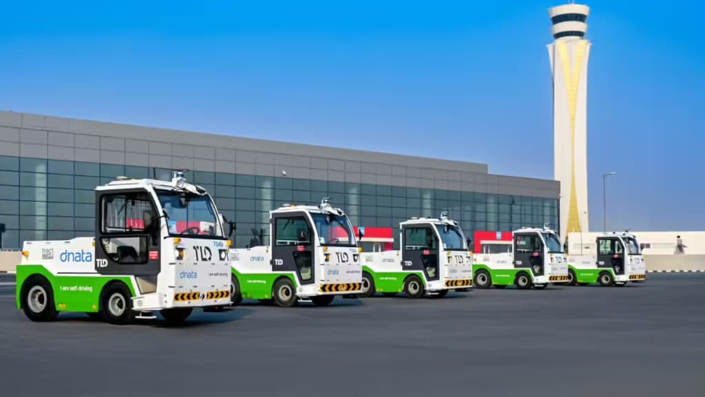 Dubai Airport Goes Driverless: dnata Launches Baggage Robots