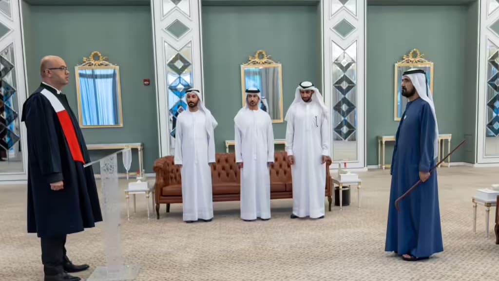 35 New Judges Sworn in at Dubai Courts; UAE Vice President Sheikh Mohammed Presides Over Ceremony