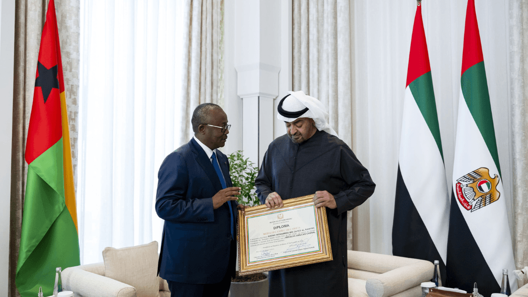 Strengthening Diplomatic Ties: UAE and Guinea-Bissau Leaders Exchange Honours